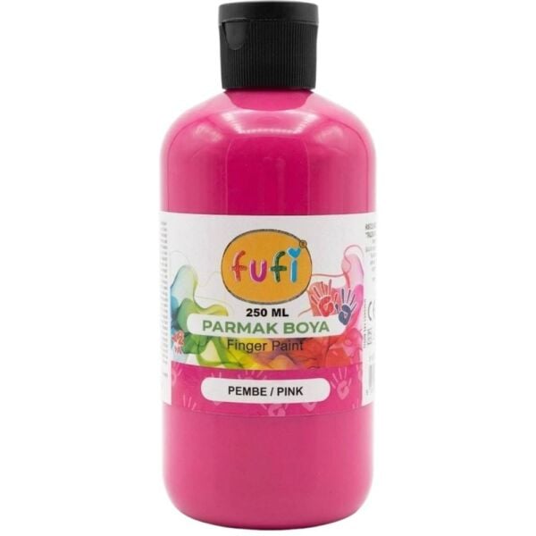 Fufi 250 ml Pembe Parmak Boyası