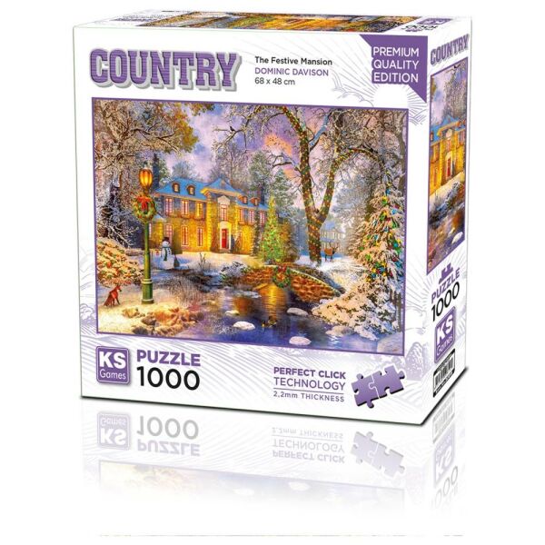 The Festive Mansion 1000 Parça Puzzle 20819