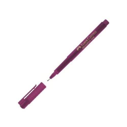 Faber Castell Broadpen Fineliner Kalem Bordo 155437
