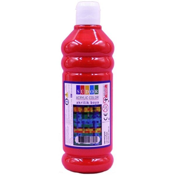 Südor Akrilik Boya 500 Ml Kırmızı Sd1009-04