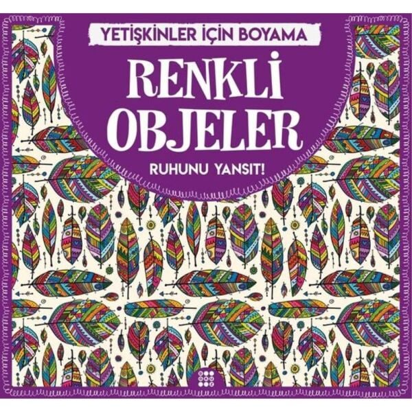 Yetişkinler İçin Boyama Mandala - Renkli Objeler