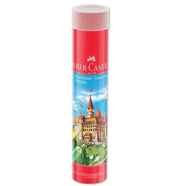 Faber Castell Kuru Boya 12 Renk Tüp 116512