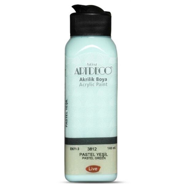 Artdeco Akrilik Boya Pastel 140 Ml Yeşil Y-070R-3812