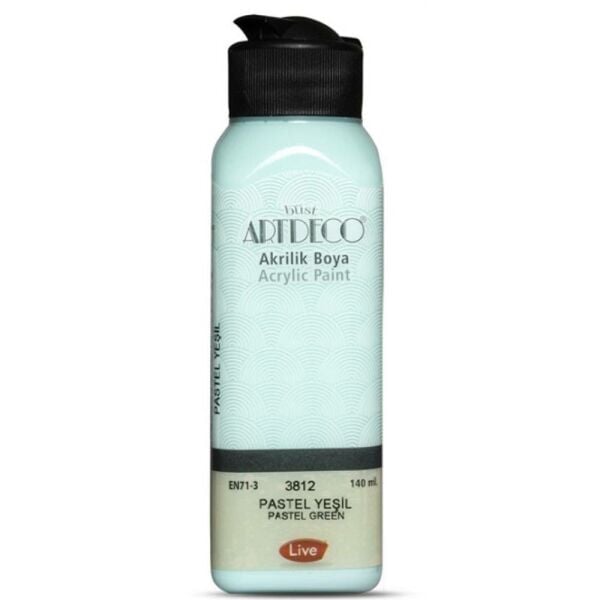 Artdeco Akrilik Boya Pastel 140 Ml Yeşil Y-070R-3812