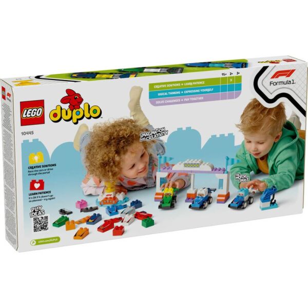 LEGO® DUPLO F1 Takımı Yarış Arabaları ve Sürücüler 10445