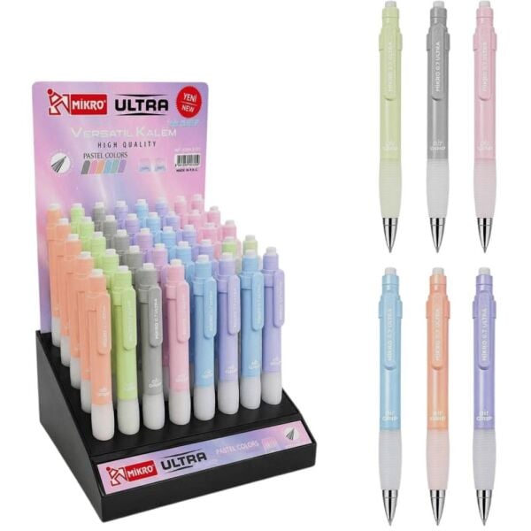 Mikro MP-9394P Ultra Air Grip Pastel Versatil Kalem