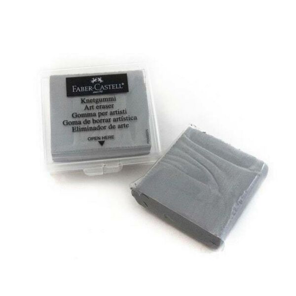 Faber Castell Hamur Silgi Gri Plastik Kutu 127220/18