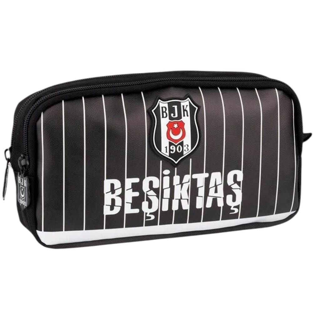 Beşiktaş İnce Çubuk Desenli Suni Deri Kalem Çantası 25355