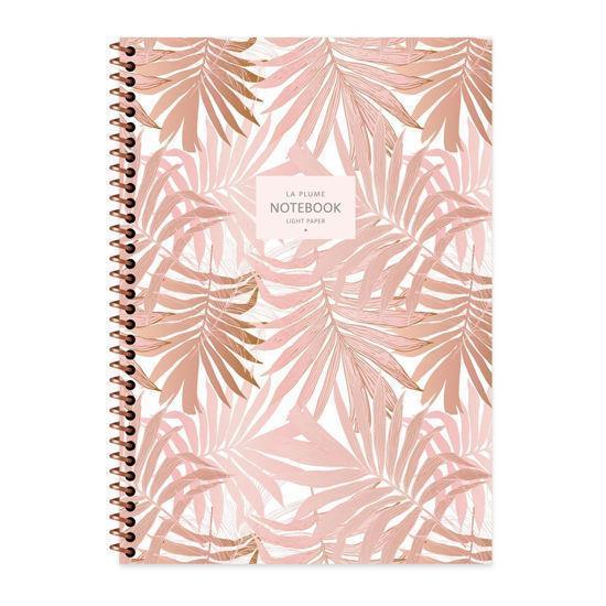 La Plume Leaves A4 80 Yaprak Çizgisiz Karton Kapak Spiralli Defter 385210