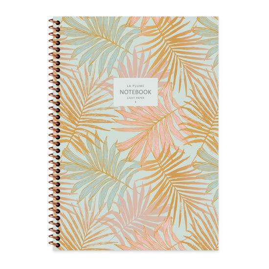La Plume Leaves A4 80 Yaprak Çizgisiz Karton Kapak Spiralli Defter 385210