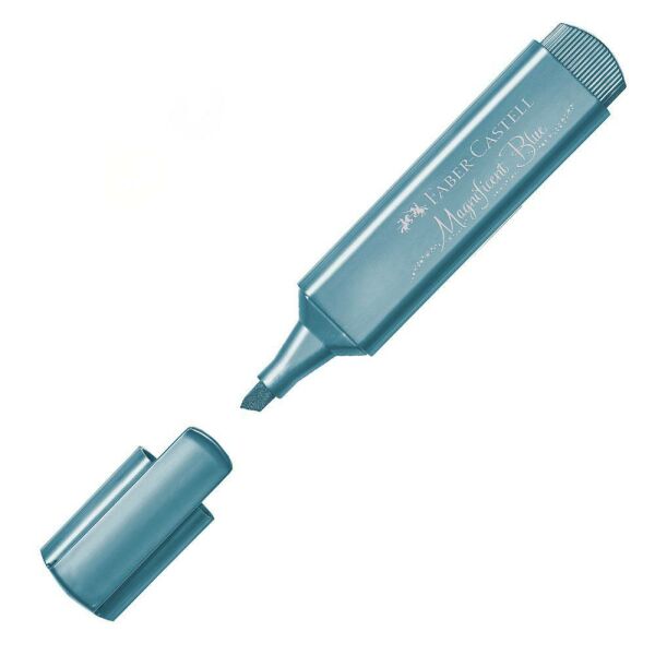 Faber Castell Metalik Fosforlu Kalem Mavi