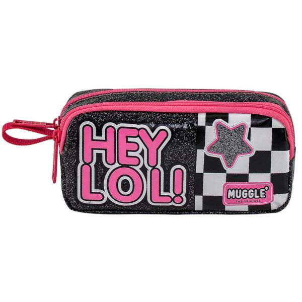 Muggle Kalem Çantası Hey Lol Siyah Mu-7617