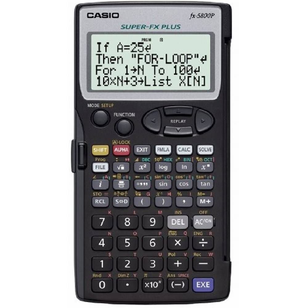 Casıo Hesap Makinesi Bilimsel Fx-5800P-W-Dh
