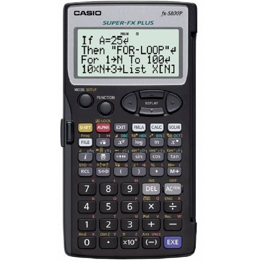 Casıo Hesap Makinesi Bilimsel Fx-5800P-W-Dh
