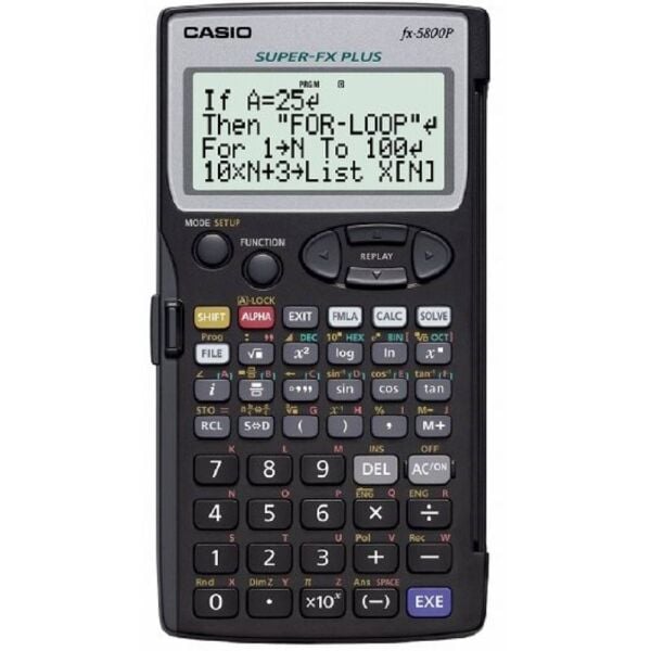 Casıo Hesap Makinesi Bilimsel Fx-5800P-W-Dh