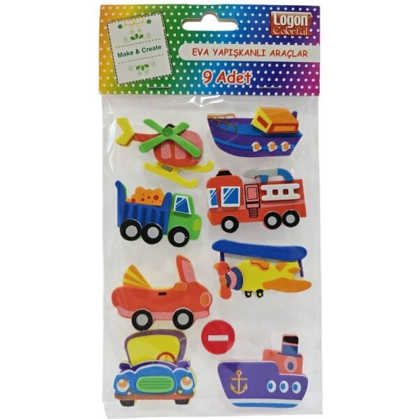 Logon Sticker Yapışkanlı Eva Araçlar 4063