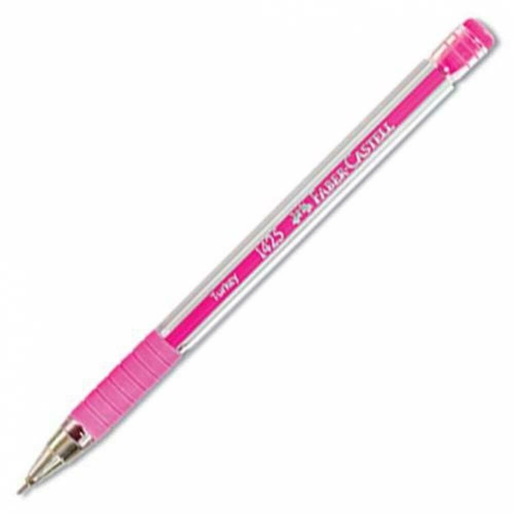 Faber Castell 1425 Renkli Tükenmez Kalem 07 mm Pembe