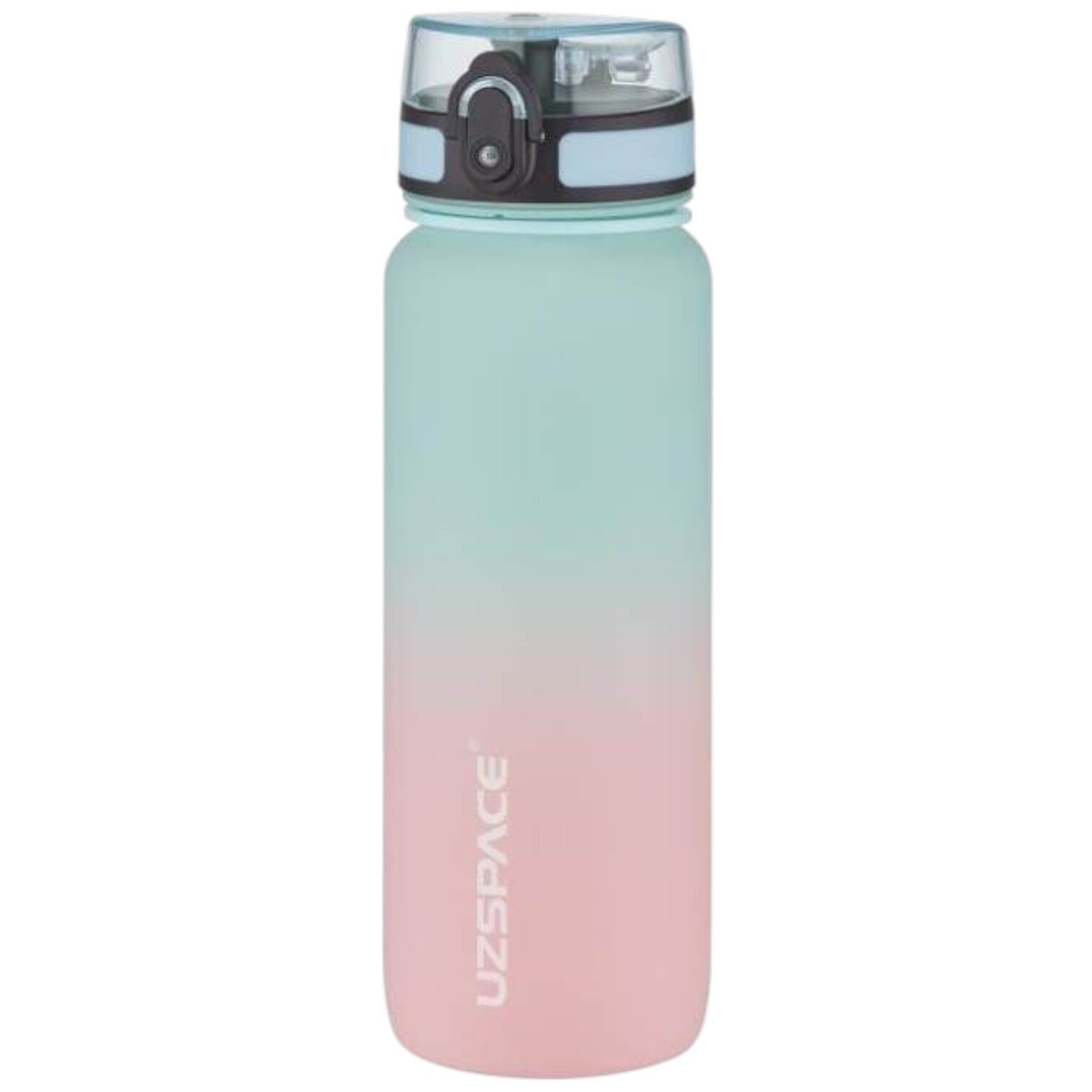 Uzpace 3053-6 Gradient Renk Soft Touch 800 ml Turkuaz Tritan Matara