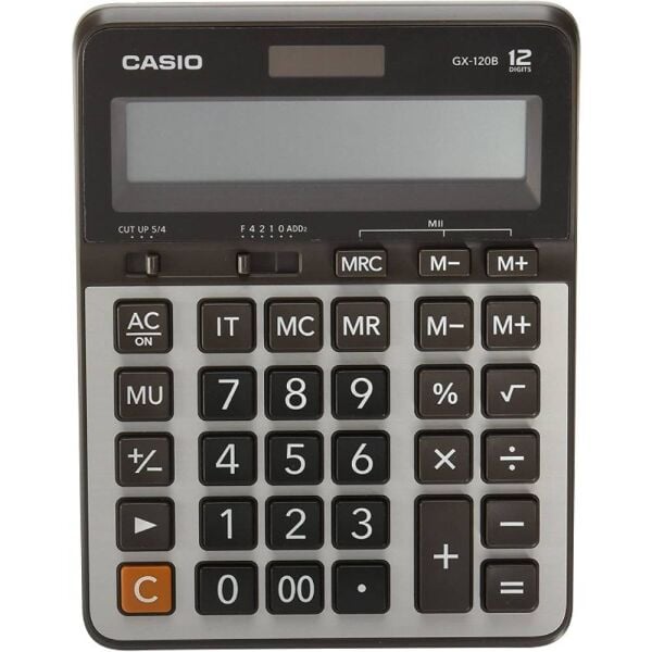 Casıo Hesap Makinesi Masaüstü Gx-120B 12 Hane