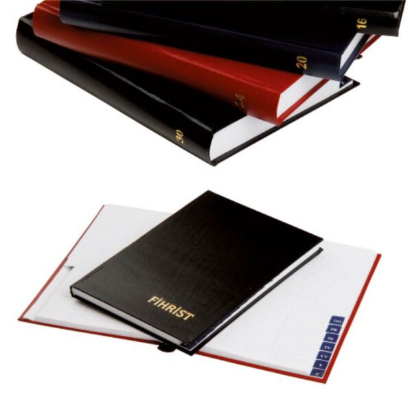 Özkan Ticari Fihrist Cilt Bezli 17x24 24 lü 09895