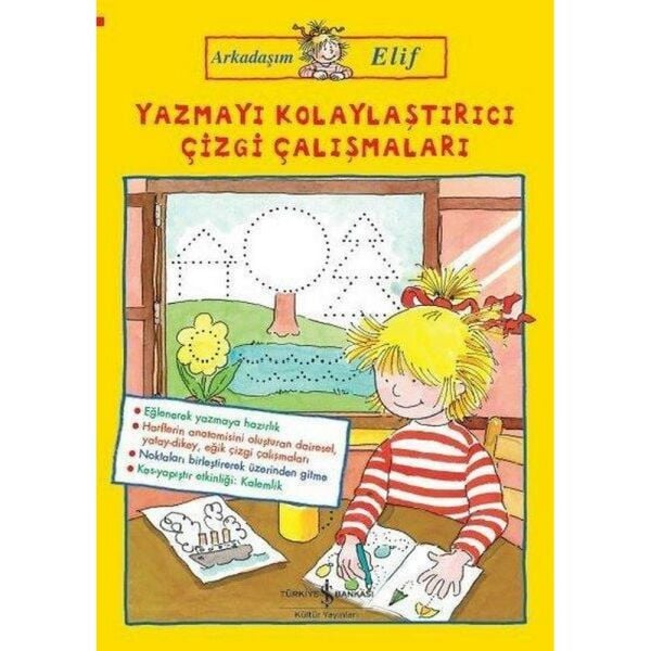 Arkadaşım Elif Yazmayı Kolaylaştırıcı Çizgi Çalışmaları
