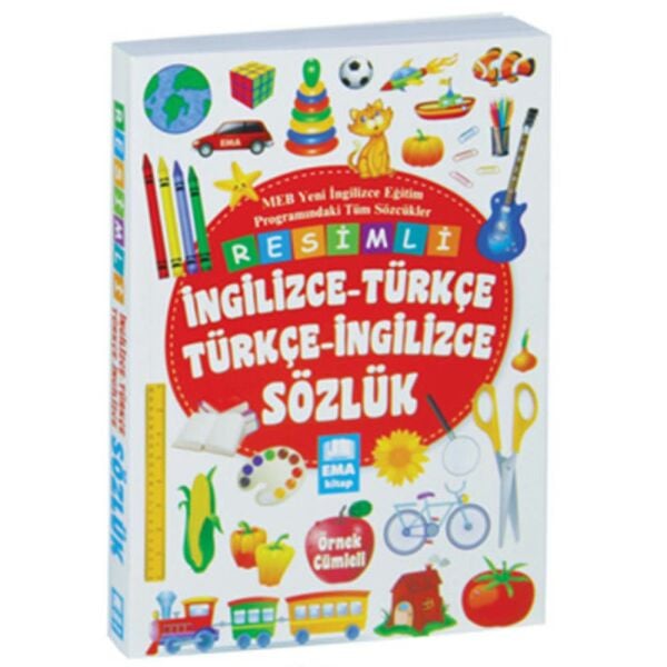 Ema Plastik Kapak Resimli İngilizce Sözlük