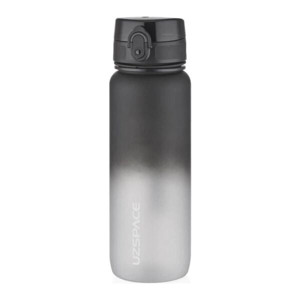 Uzpace 3053-6 Gradient Renk Soft Touch 800 ml Siyah Tritan Matara