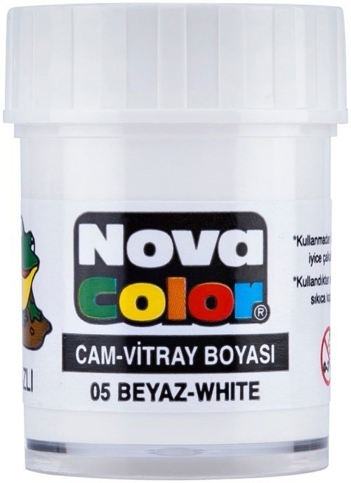 Nova Color Cam Boyası Şişe Beyaz Nc-153