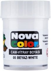 Nova Color Cam Boyası Şişe Beyaz Nc-153