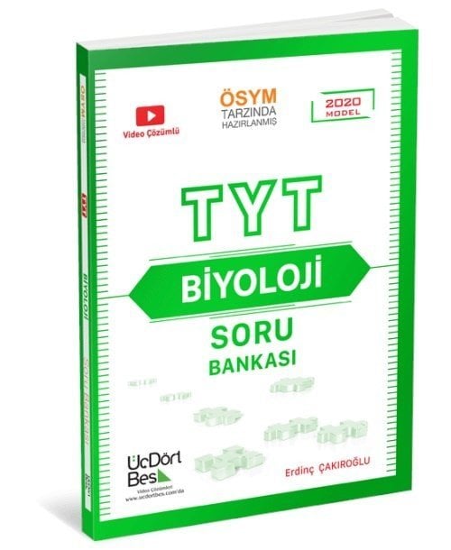 Üçdörtbeş TYT Biyoloji Soru Bankası