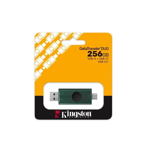 Kingston DTDEG2-256GB 256GB USB-A + USB-C 3.2 Gen 1 DataTraveler DuoG2 Flash Bellek