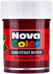 Nova Color Cam Boyası Şişe Kırmızı Nc-150