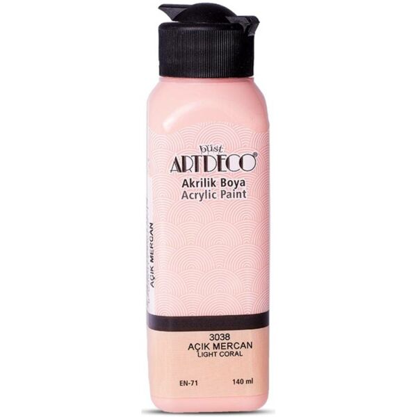 Artdeco Akrilik Boya 140 Ml Açık Mercan Y-070R-3038