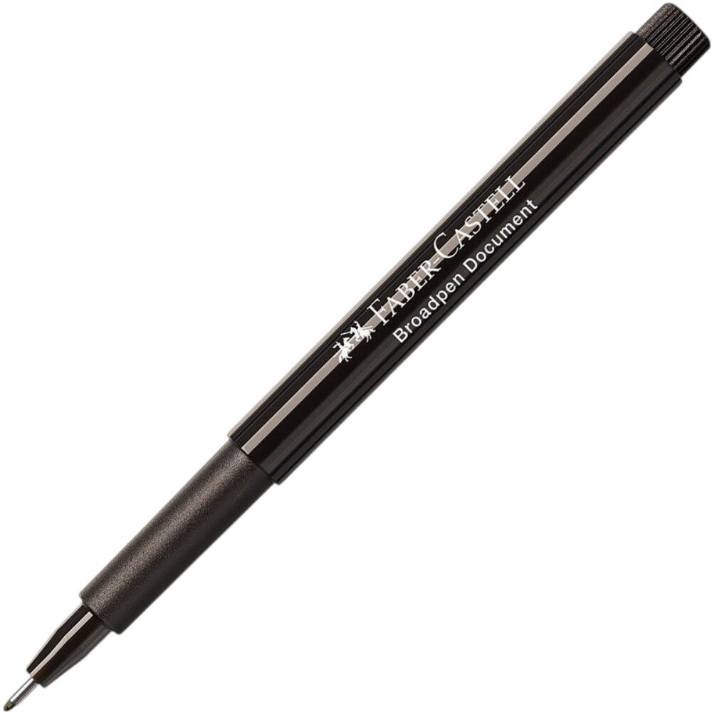 Faber Castell Broadpen Fineliner Kalem Siyah 155499