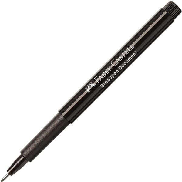 Faber Castell Broadpen Fineliner Kalem Siyah 155499