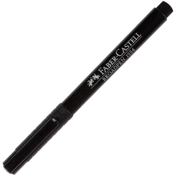 Faber Castell Broadpen Fineliner Kalem Siyah 155499