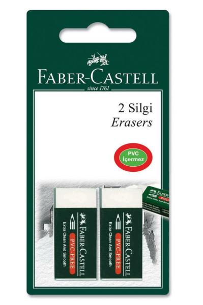 Faber Castell Beyaz Silgi 2 li Orta 188524