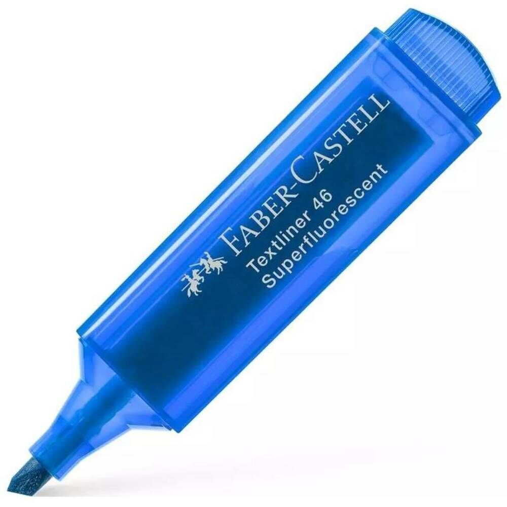 Faber Castell Fosforlu Kalem Şeffaf 1546 Mavi 154652