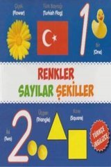 Karton Kitaplar Renkler Sayılar Şekiller
