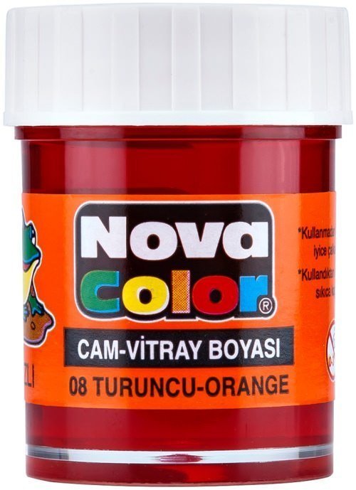 Nova Color Cam Boyası Şişe Turuncu Nc-156