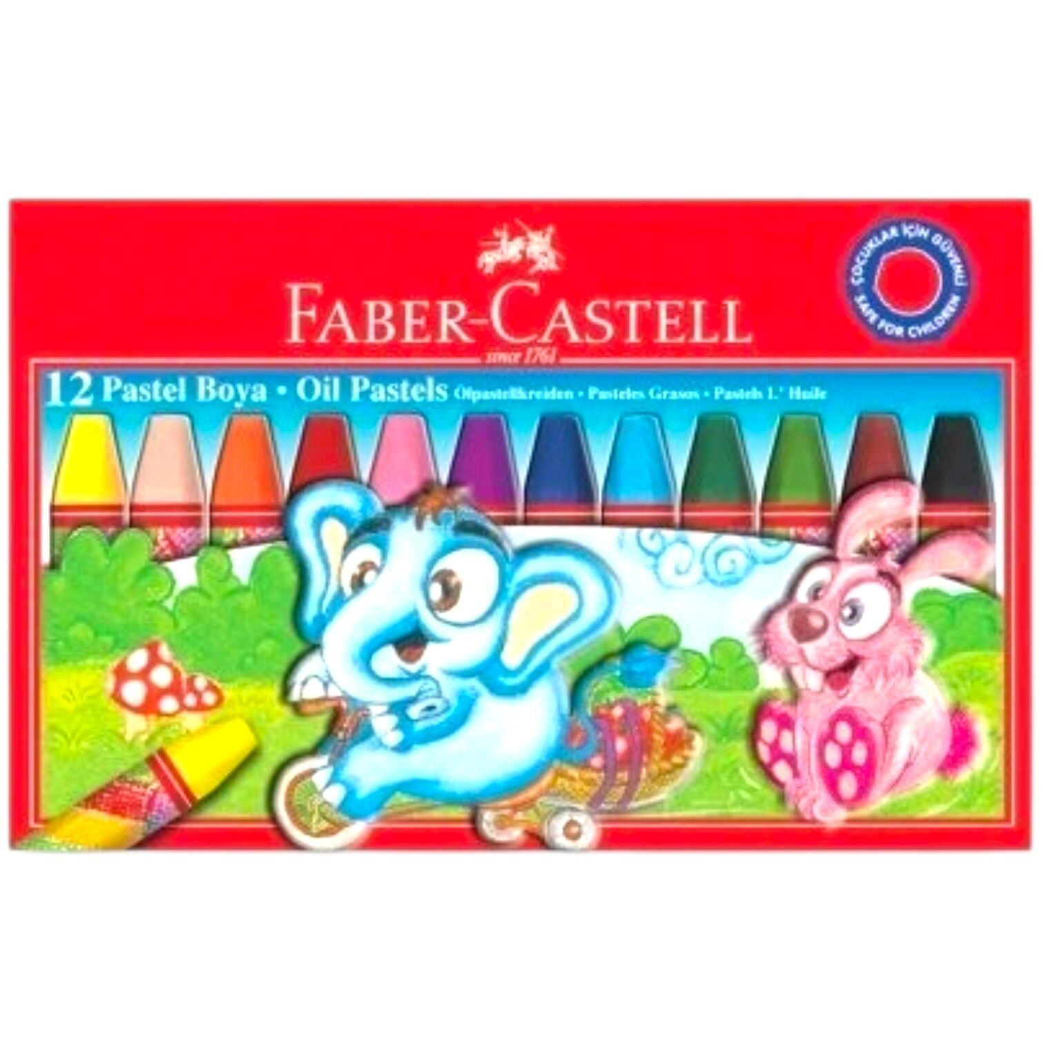 Faber Castell Pastel Boya 12 Renk 125312
