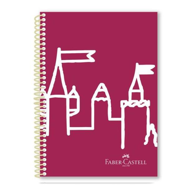 Faber Castell A4 80 Yaprak Çizgili Plastik Kapak Spiralli Defter 000281