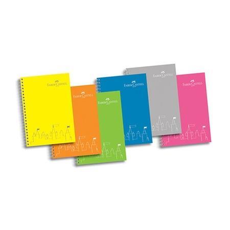 Faber Castell A4 80 Yaprak Çizgili Plastik Kapak Spiralli Defter 000281