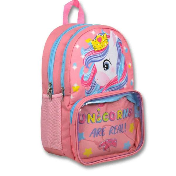 Cennec Pembe Unicorn İlkokul Çantası 3055