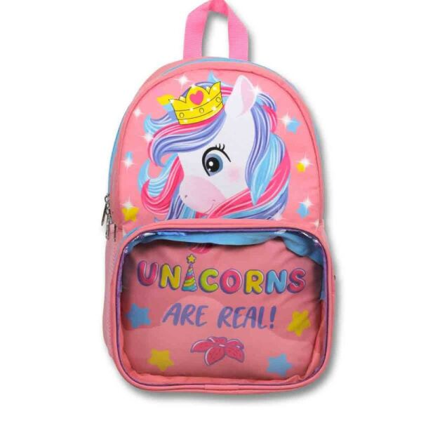 Cennec Pembe Unicorn İlkokul Çantası 3055