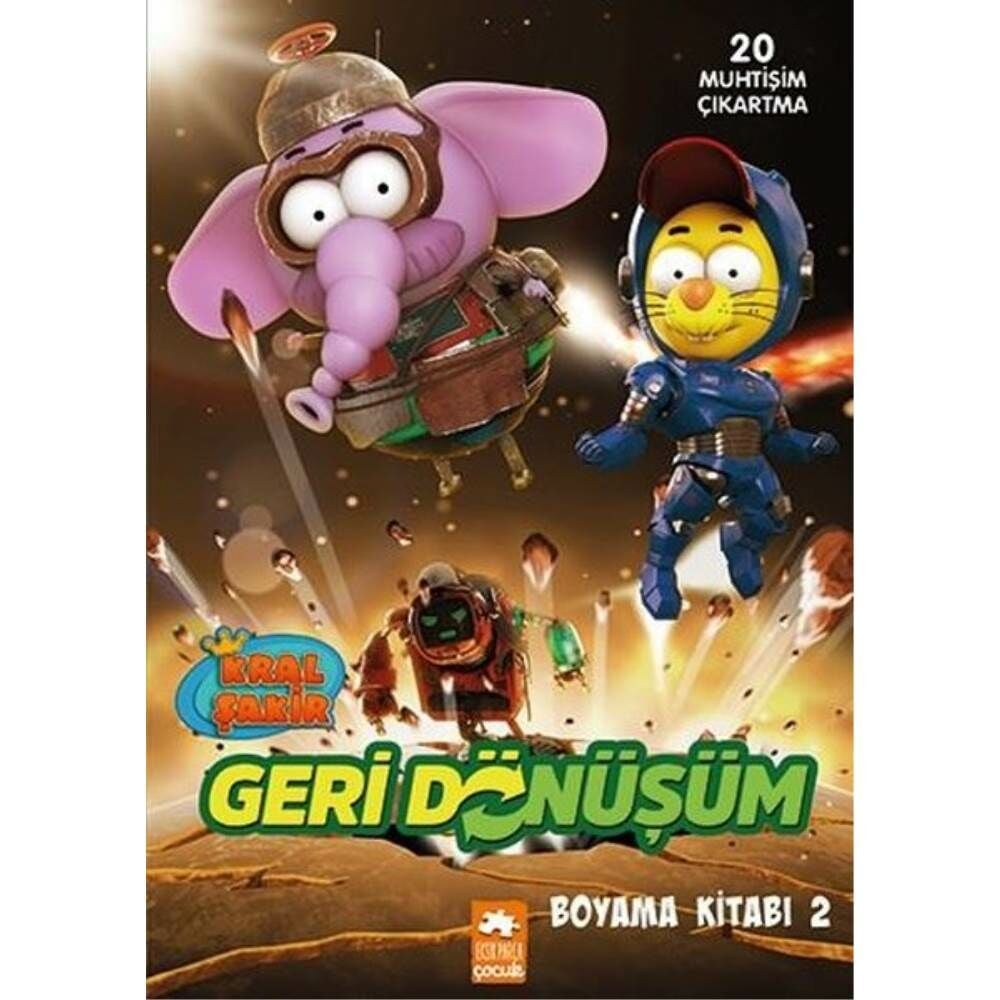 Kral Şakir Geri Dönüşüm Boyama Kitabı 2