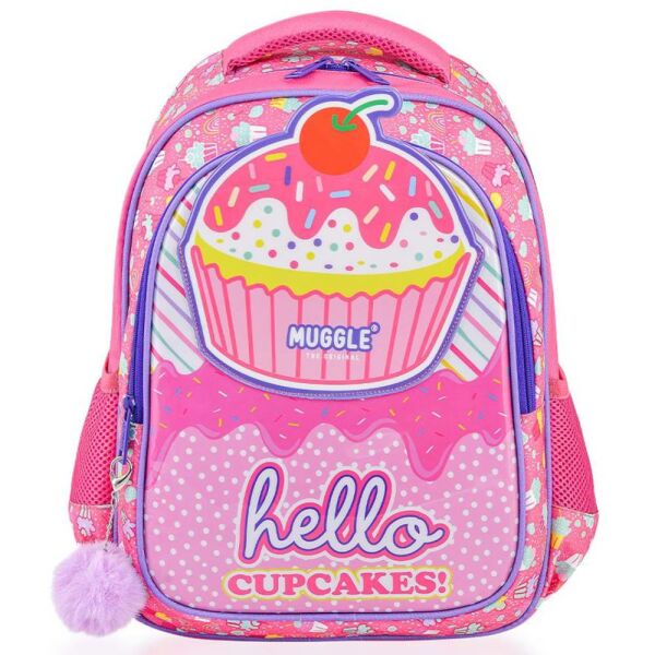 Muggle Okul Çantası Cup Cake Pembe Mu7051