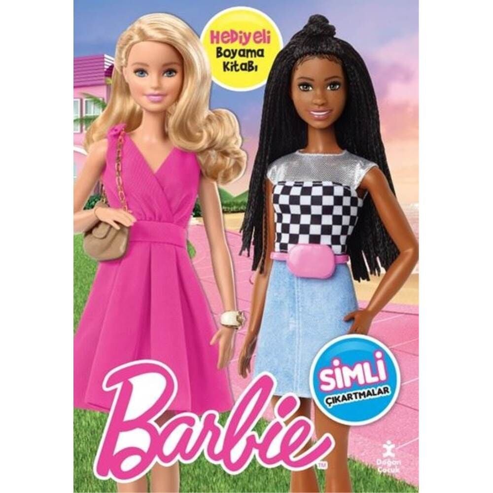 Barbie Simli ve Hediyeli Boyama Kitabı
