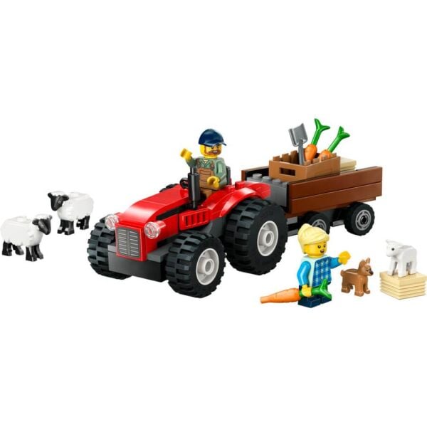 LEGO® City Römorklu Kırmızı Çiftlik Traktörü ve Koyun 60461