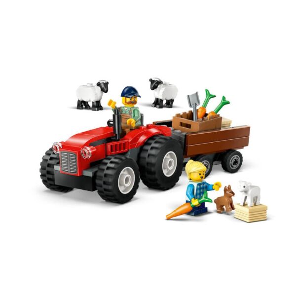 LEGO® City Römorklu Kırmızı Çiftlik Traktörü ve Koyun 60461